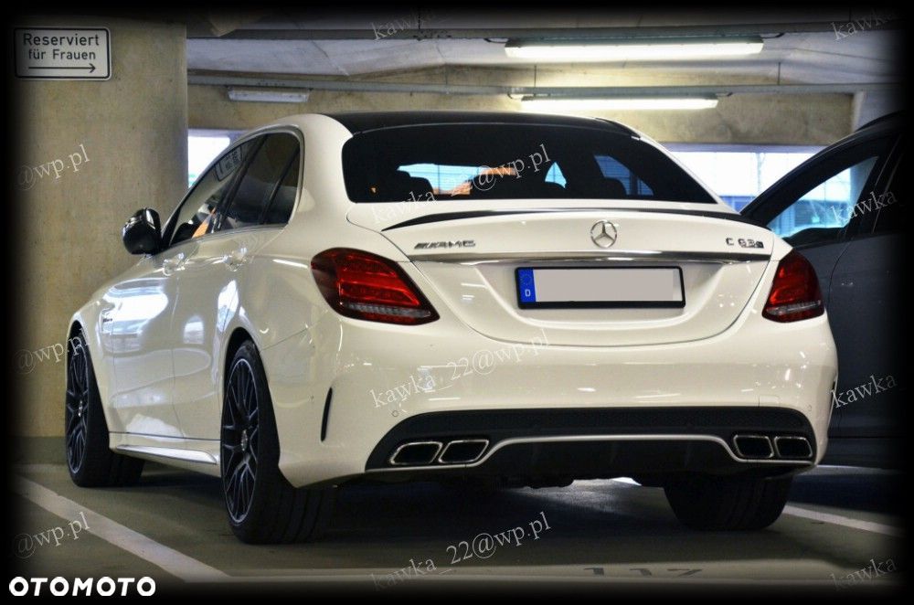 MERCEDES W205 SPOILER AMG LOTKA NA KLAPĘ PODKŁAD!! - 12