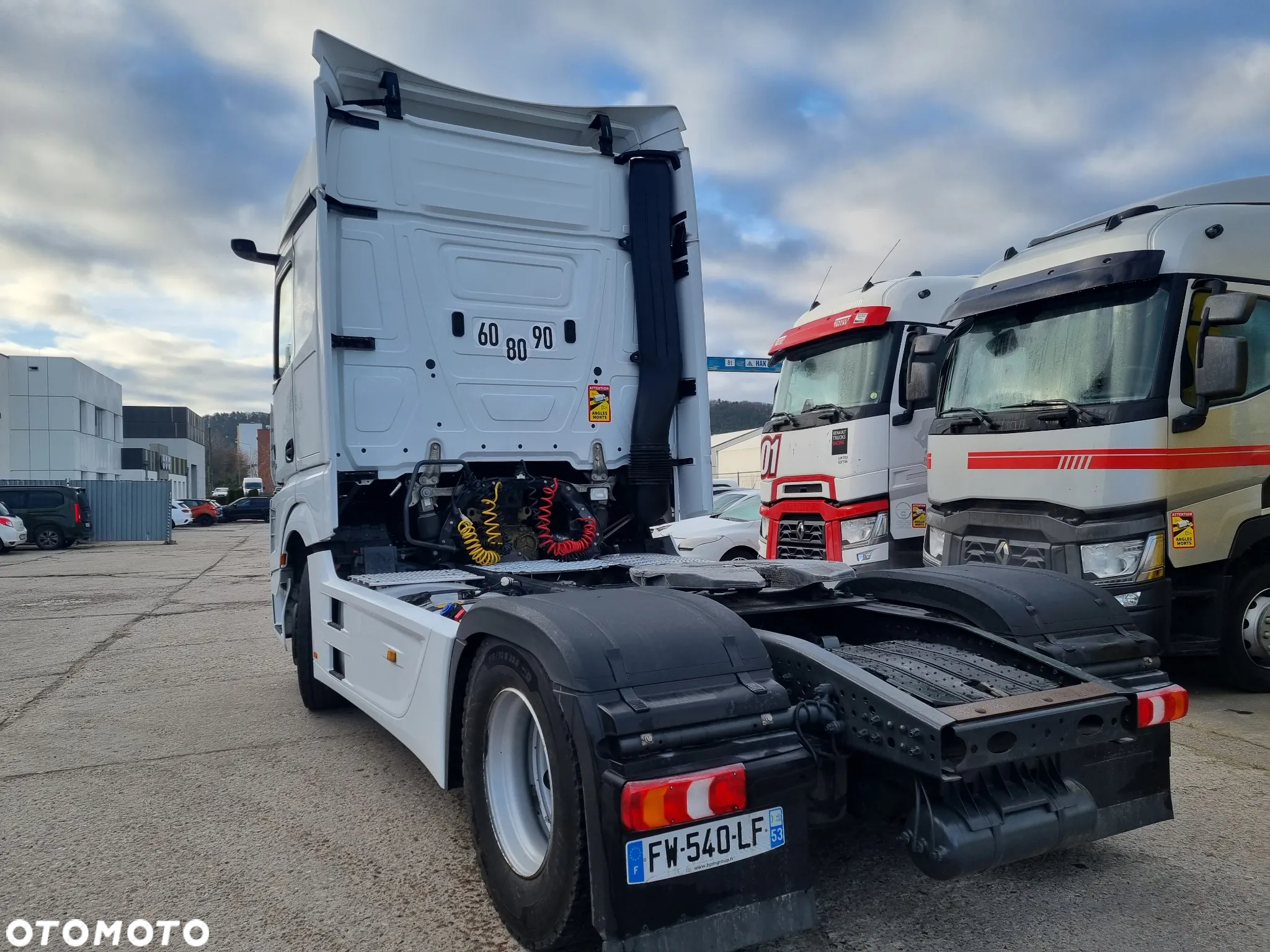 Mercedes-Benz MB. ACTROS 1845. MP-5 STANDARD WAGA-7638KG. - 7