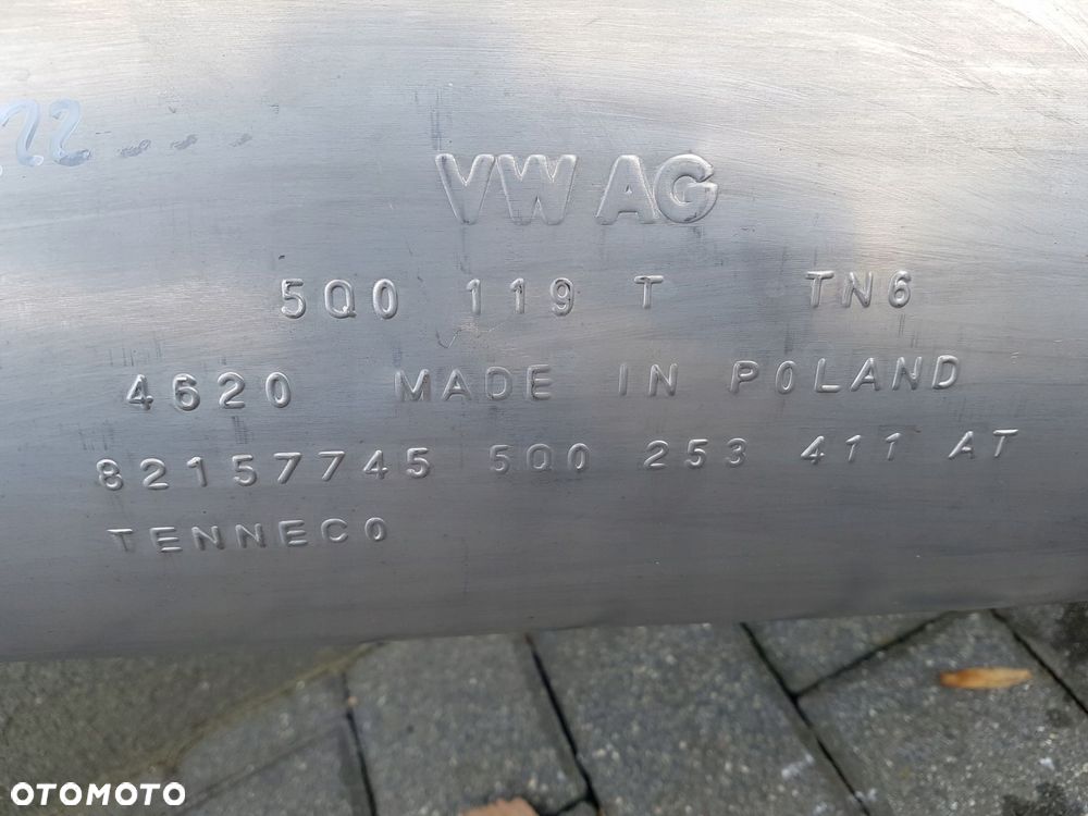 vw golf 7 tłumik wydech koncowa rura wydech 5q0253411at - 4