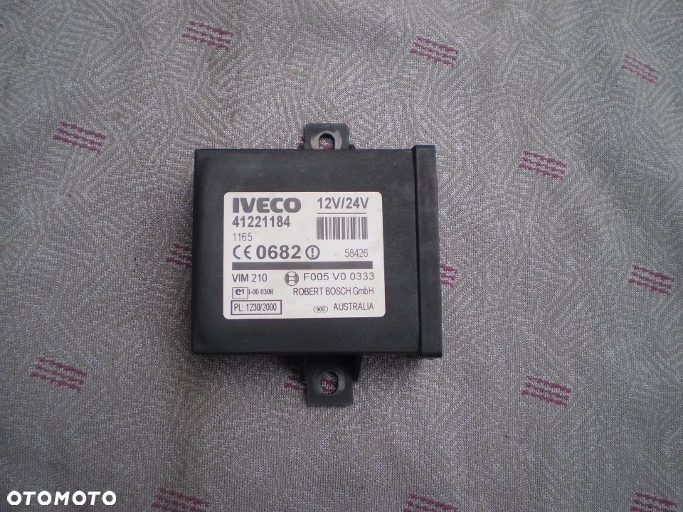 moduł sterownik komputer IVECO STRALIS nr 41221184