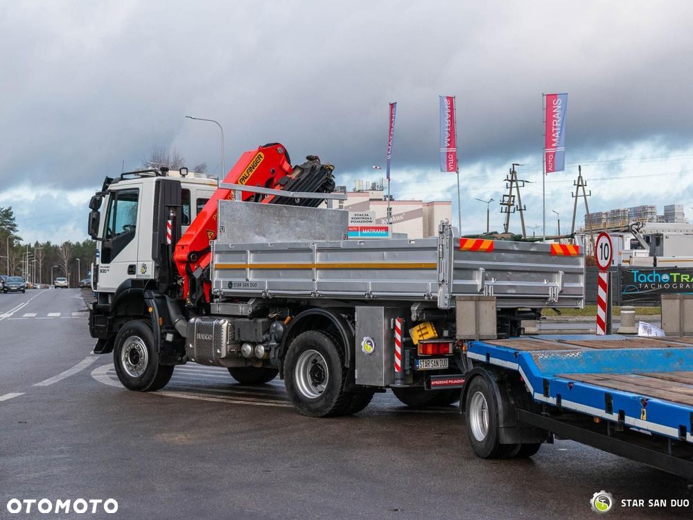 Iveco TRAKKER 450 4x4 PALFINGER PK 23001 EH HDS Żuraw Przyczepa  SCHWARZMÜLLER - 15