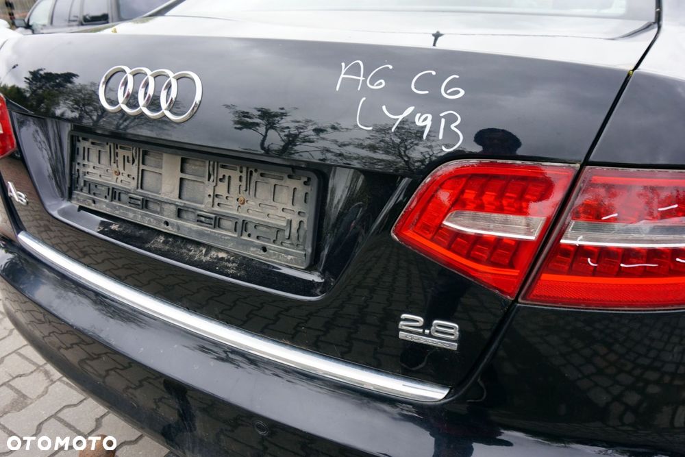 KLAPA BAGAŻNIKA TYLNA A6 C6 LIFT SEDAN LY9B  CZARNY AUDI 2008-2011 - 4