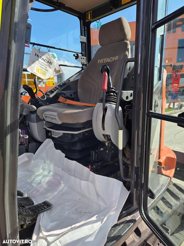 Hitachi ZX85, 2022, 3.177h, LAMA NIVELARE, senile CAUCIUC NOI, CUPLA RAPIDA HIDRAULICA+3 cupe noi, adanc sapare 5m, latimie 2,2m, inst picon pe brate, inst rotire pe brate, Aer condi, Antifurt, Computer in lb romana, leasing 4 ani-PROMOTIE 62.900 EUR+Tva - 29