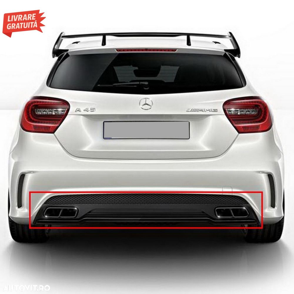 Ornamente pentru sistemul de evacuare Mercedes A-Class W176 (2012-2018) CLA W117 C- livrare gratuita - 14