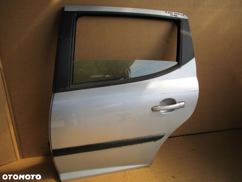 PEUGEOT 207 KOMBI 07R DRZWI LEWE TYŁ MANUALNE - 1