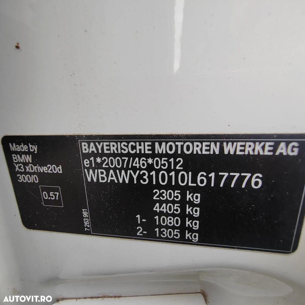 BMW X3 xDrive20d Blue Performance - 22