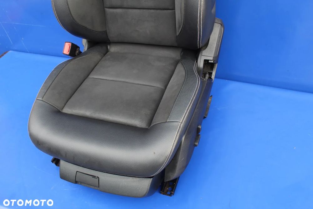 Fotel kierowcy lewy skóra + alcantara wersja sport OE Mercedes E-klasa W212 Lift 2014r - 18