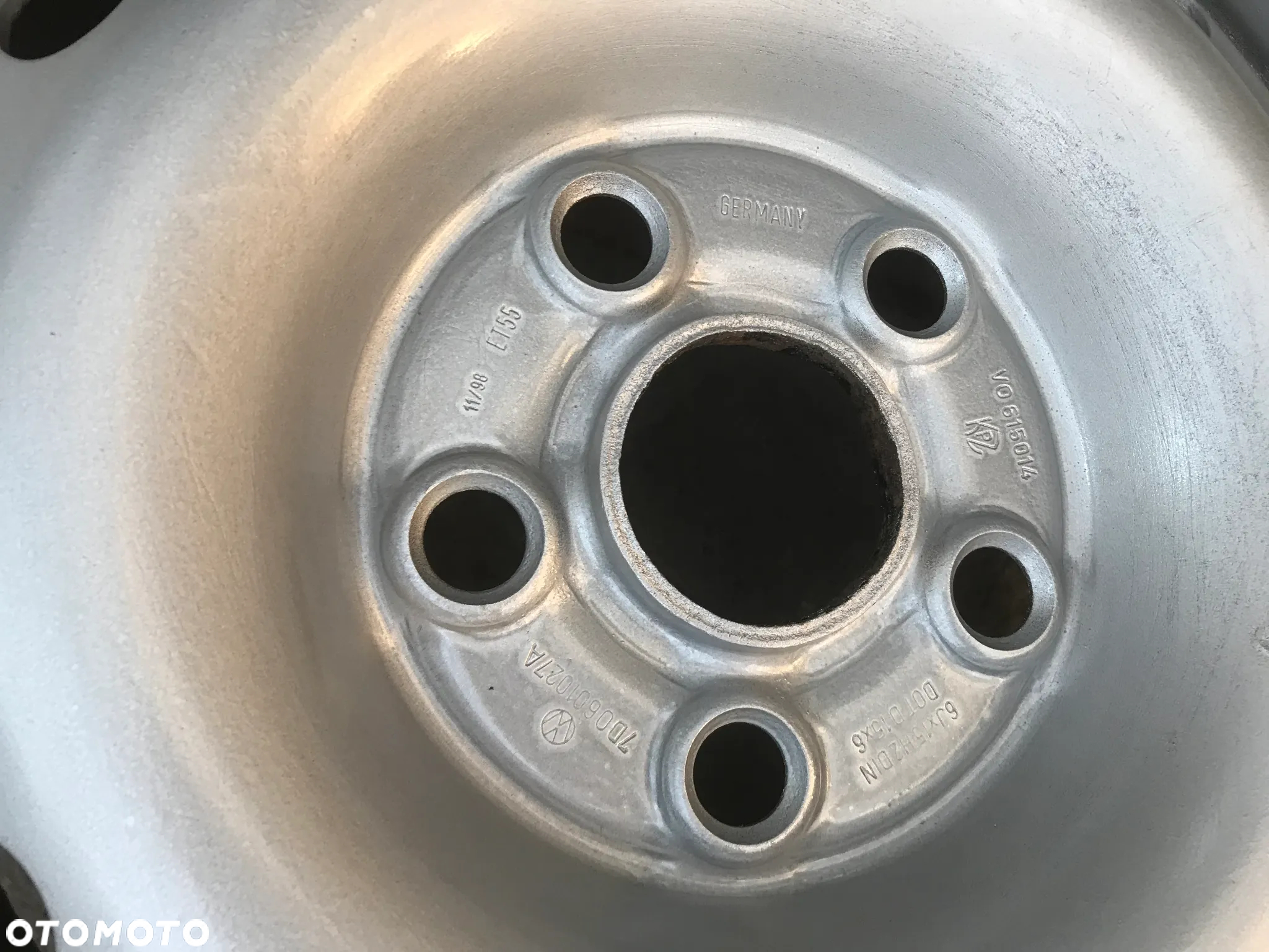 Felga Volkswagen Transporter VW T4 7D0601027A 6x15 5x112 ET55 - 2