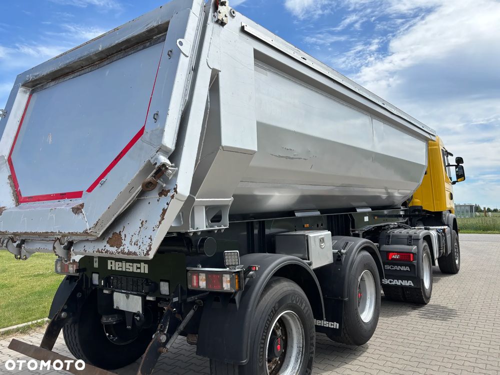 Reisch RHKS-2_SR-06 naczepa wywrotka 2 osie szeroki rozstaw osie 10 ton , DMC zestawu 38 ton (nie SCHMITZ , Schwarzmuller, Carnehl , Meiller, Langendorf). stalowa, do robót ziemnych - 13