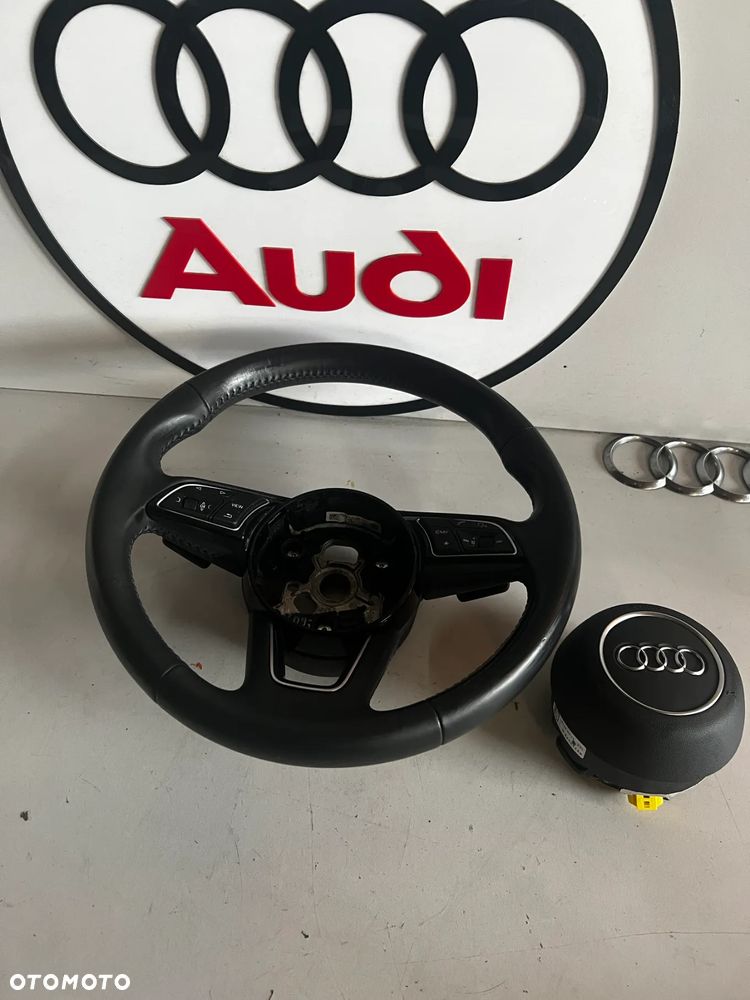 AUDI A4 A5 8W B9 KIEROWNICA 8W0419091CL JAK NOWA AIRBAG 8W0880201AR - 1