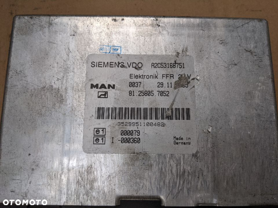 Moduł sterownik VDO FFR MAN A2C53168751 - 3