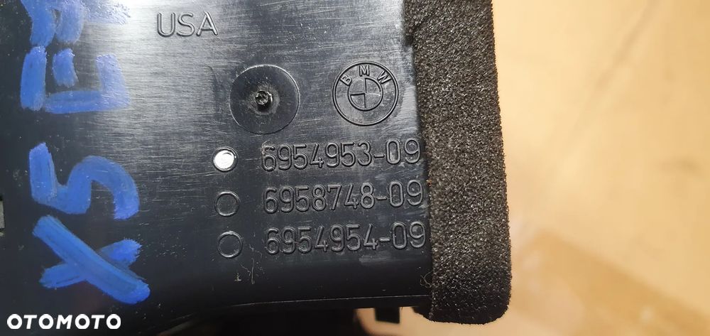 Kratka nawiewu powietrza tył tylna w tunel BMW X5 E70 6954953-09 - 7