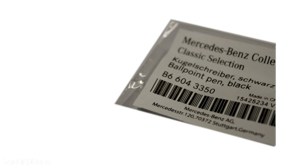 MERCEDES dlugopis czarno-srebrny wklad czarny OE - 5