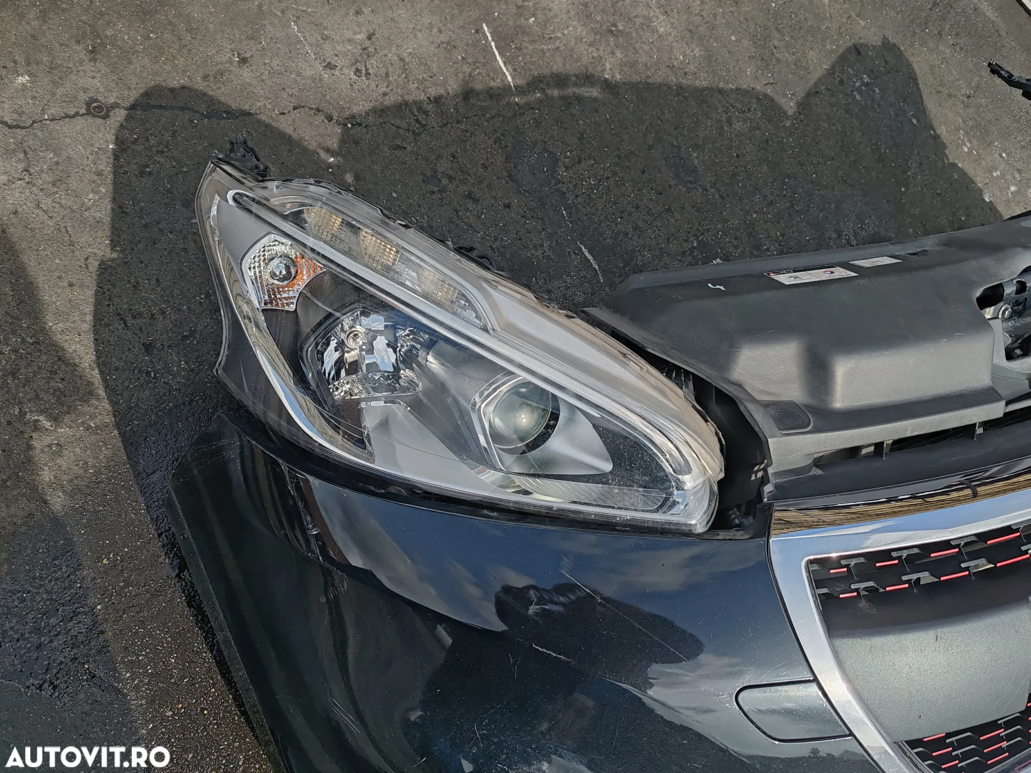 FATA COMPLETA PEUGEOT 208 - 2012-2019 GTLINE ARIPA , CAPOTA , BARA FATA , VENTILATOR , RADIATOR SI FARURI - 4