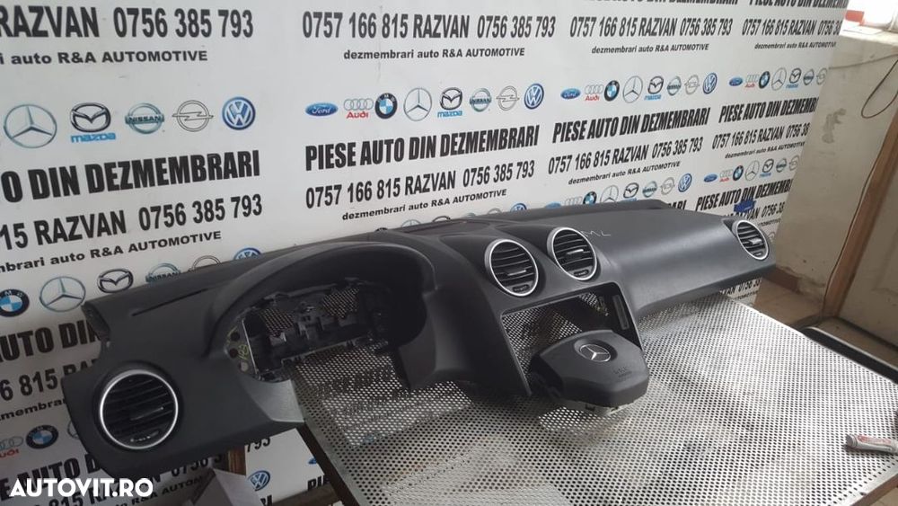 Plansa Bord Kit Airbag Mercedes ML W164 Volan Stanga Impecabila - 4