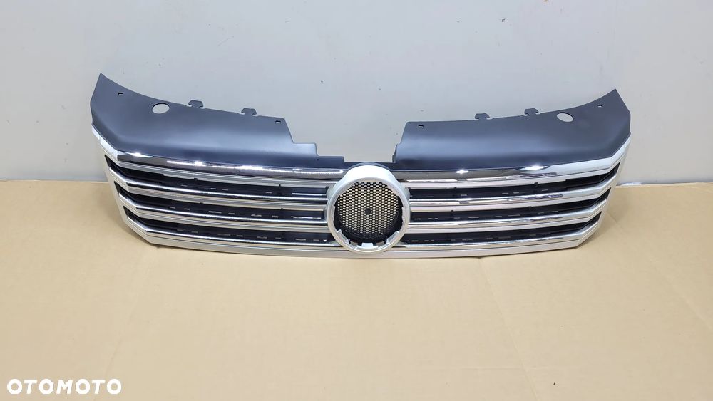 VW PASSAT B7 10-15 ATRAPA GRILL CHROM SREBRNY ŁADNY - 1