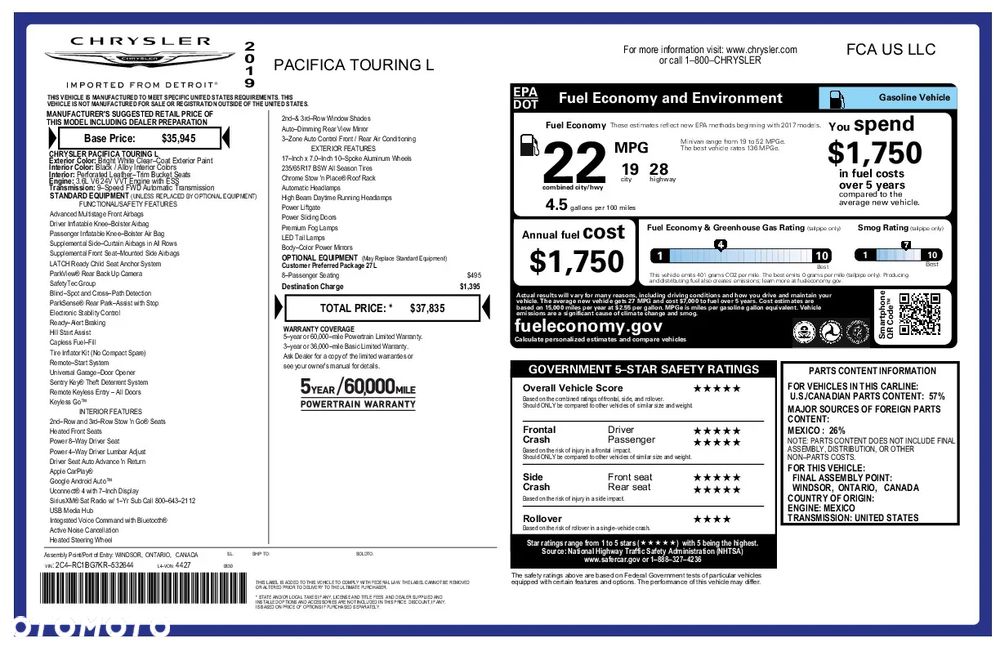 Chrysler Pacifica - 26