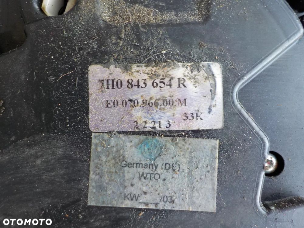 VW T5 ZAMEK DRZWI ODSUWANYCH BOCZNYCH 7H0843654R - 5