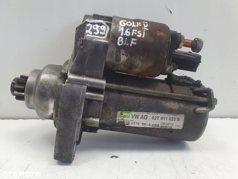 ROZRUSZNIK Vw Golf V 1.6 FSI ROZRUSZNIK valeo 02T911023S D6GS12 - 1