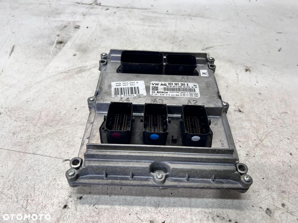 STEROWNIK KOMPUTER SILNIKA AUDI Q7 4M 3.0 TDI 059907309B - 1