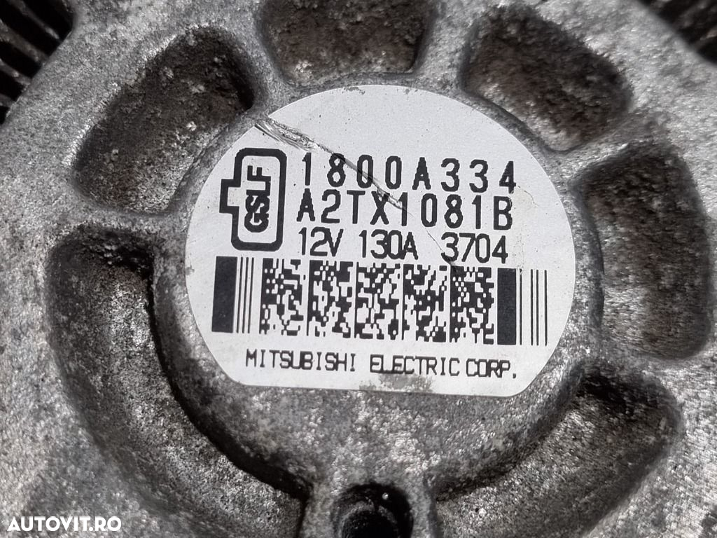 Alternator Mitsubishi Outlander III 2.2 Diesel 2012 - 2015 150CP 2268CC 4N14 Euro5 ... - 4