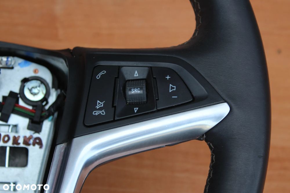 KIEROWNICA SKÓRA STEROWANIE OPEL ASTRA J MERIVA B MOKKA MULTIFUNKCJA - 4