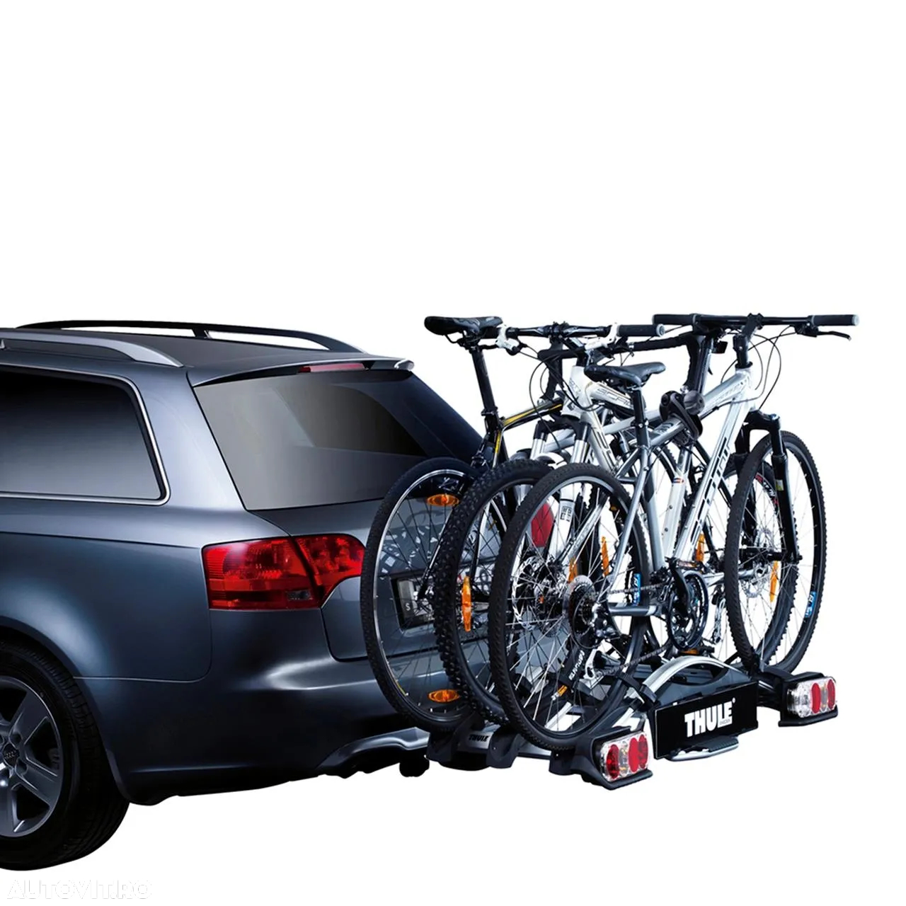 Suport 3 biciclete Thule EuroWay G2 922020 cu prindere pe carligul de remorcare _ Nou_Emitem Factura & Garantie, Pret Importator - 4