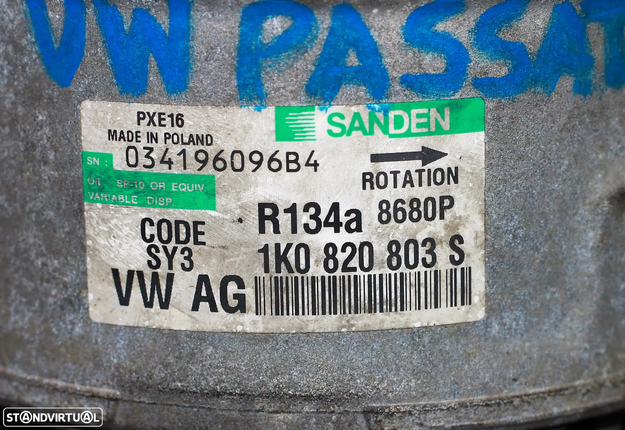 COMPRESSOR AC VW PASSAT - 4