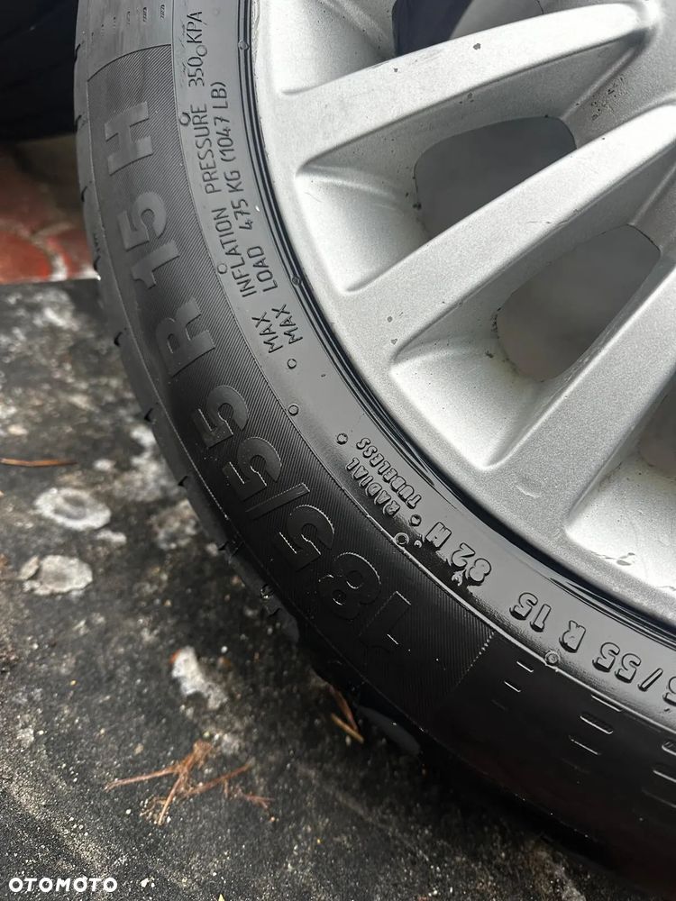 Felgi Aluminiowe Koła Opony Fiat 500 185/55 R15 - 6