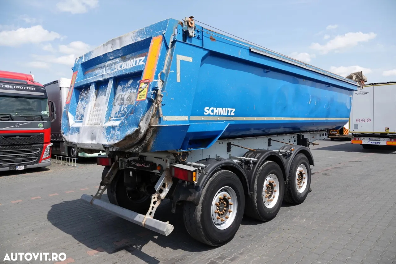 Schmitz Cargobull BASCULATOR SCHMITZ / 24 mc / JUGĂ DE OȚEL / AXĂ DE RIFAT / PRELAȚĂ AUTOMATĂ / CAMERA DE MARCHAR / IMPORTAT - 5