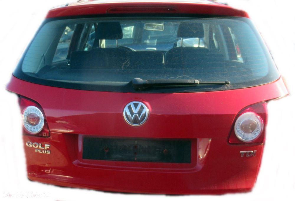 VW GOLF VI 6 PLUS + KLAPA BAGAŻNIKA TYLNA TYŁ KOMPLETNA LY3D - 1