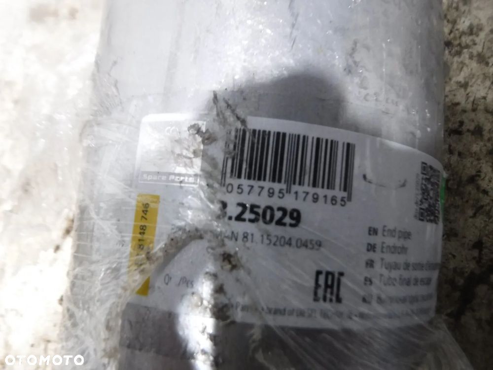 rura tłumika tłumik man l2000 m2000 euro 2 3 nowa - 5