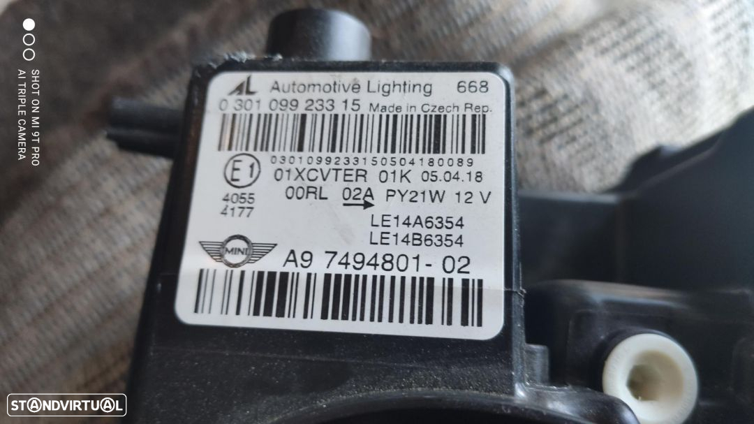 Farol esquerdo full Led Mini F60 Countryman - 4