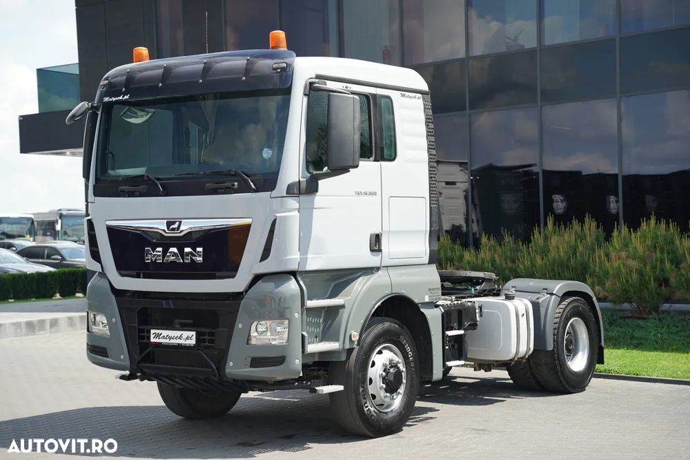MAN TGX 18.500 / 4x4 / HIDRAULICĂ / HIDROPILARE / CABINĂ JOSĂ / EURO 6 / - 5