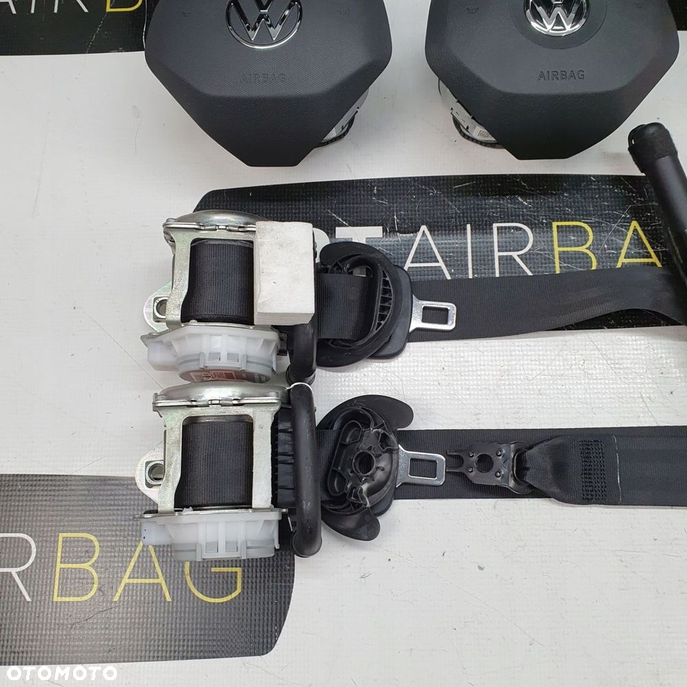VW CADDY 2K7 DESKA ROZDZIELCZA KONSOLA KOKPIT PULPIT PODUSZKI AIRBAG AIR BAG PASY KIT SET - 14
