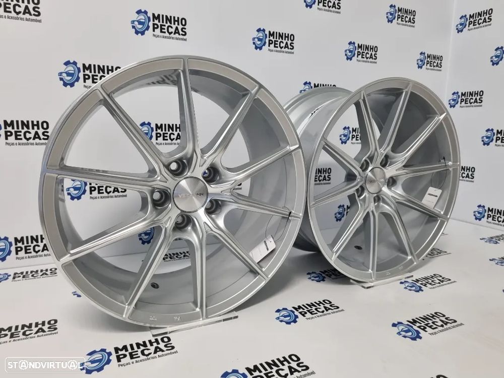 Jantes Veemann (V-FS48) em 18 Silver Machined (5x112) - 2