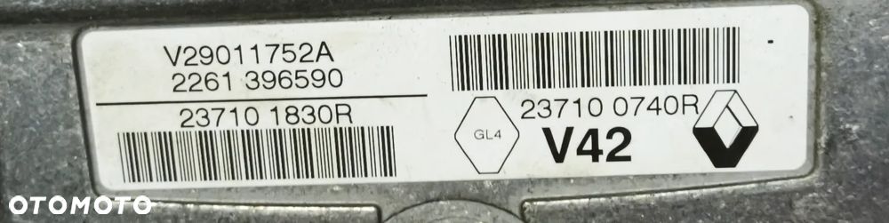 DACIA DUSTER 12r 1.6 16V KOMPUTER STEROWNIK SILNIKA 237100740R - 2