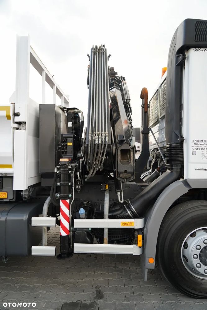 Mercedes-Benz ACTROS  2644 / 6X4 / WYWROTKA / 2X HYDROBURTA  / + HDS HIAB 166 ES-5  / PILOT /  ROTATOR / EPS + SPRZĘGŁO / EURO 5 - 16