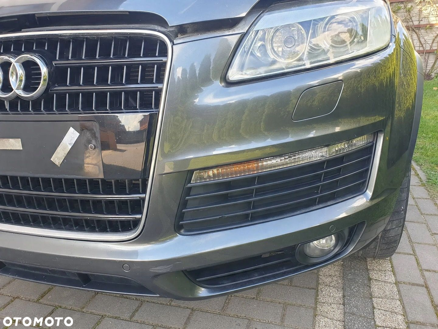 AUDI Q7 4L ZDERZAK PRZEDNI LZ7S ORYG - 3