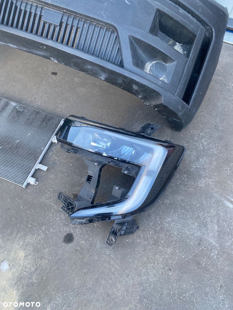 RENAULT MASTER 4 IV , 5 V  25-> Kompletne lampy przednie full led ledowe lampa przednia lewa prawa Reflektory reflektor lewy prawy + ZDERZAK PRZEDNI PRZÓD + chłodnica klimatyzacji 921004663R  260609073R  260106174R lift - 8