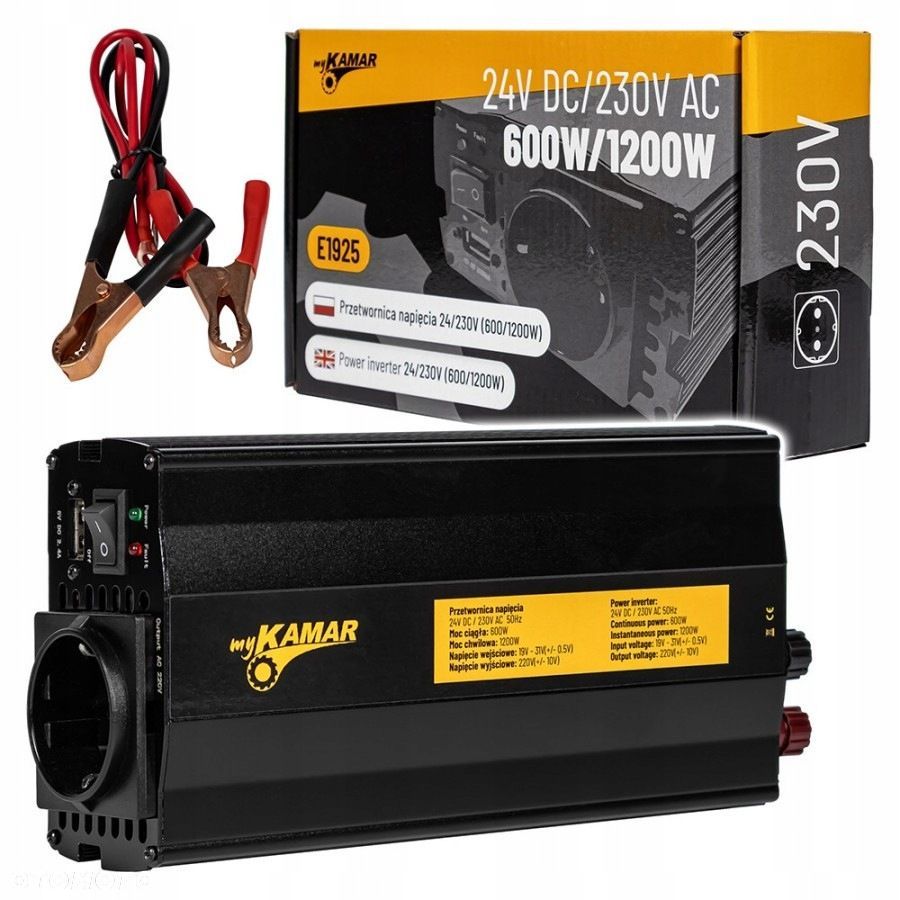 przetwornica napięcia 24/230 v (600/1200 w) - 6