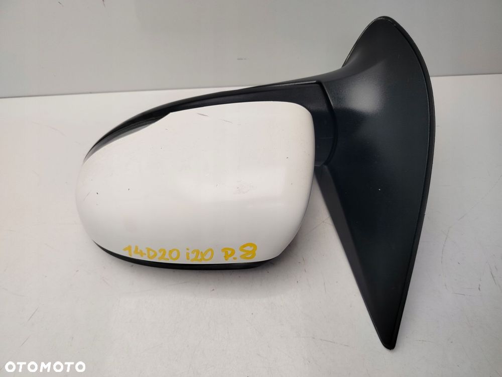 hyundai i20 i lift 8 pin 12r- lusterko lewe zewnętrzne phw - 2
