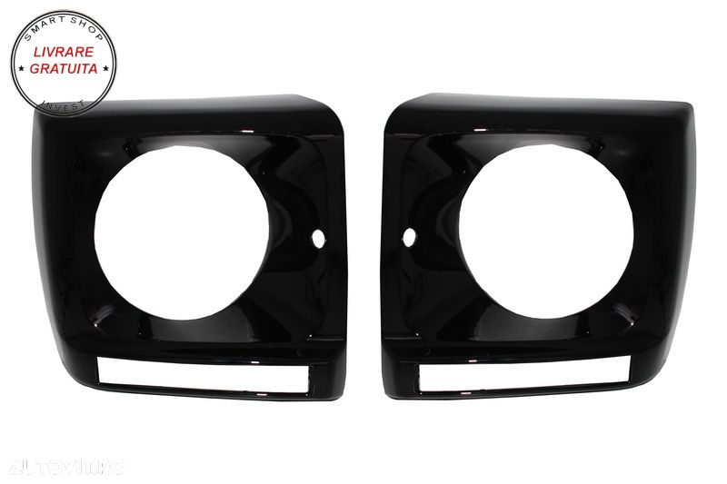 Carcasa faruri cu Lumini de zi dedicate LED DRL Crom Mercedes G-class W463 (1989-2- livrare gratuita - 8