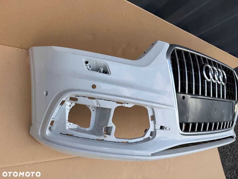 ZDERZAK GRILL Audi Q3 8U 2013 S-LINE ORYGINAŁ NIE KLEJONY - 2