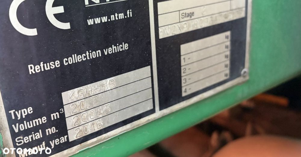 Volvo FM 330 6x2 Śmieciarka NTM 21m3 Euro6 - 6