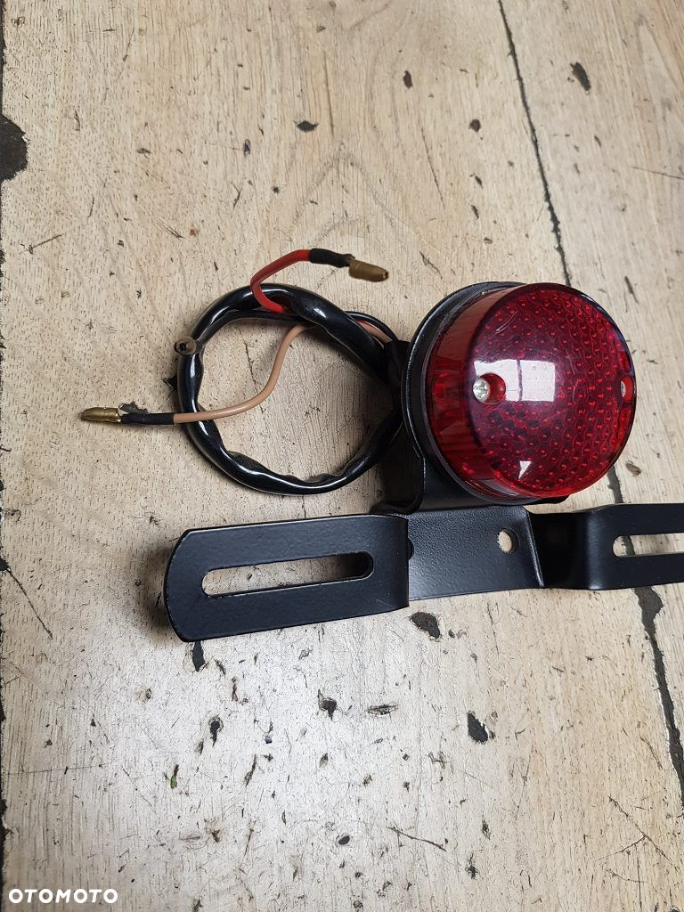 Lampa tył uchwyt tablicy Harley Cafe Racer Bobber Chopper Drag - 3