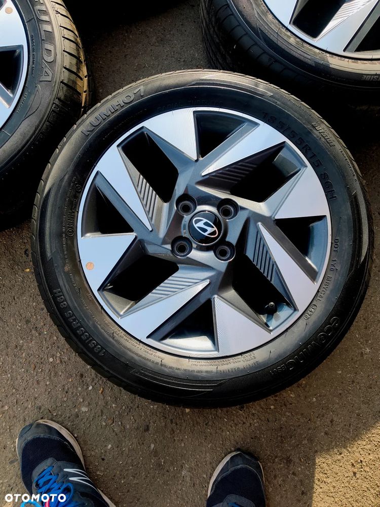 4x100 Felgi Aluminiowe Alufelgi Oryginalne 15 Koła Letnie Lato KIA RIO PICANTO STONIC HYUNDAI GETZ I10 I20 I25 ACCENT BAYON MAZDA 323 MX3 MX5 DEMIO SUZUKI BALENO SWIFT SPLASH LIANA IGNIS DAIHATSU CHARADE MATERIA TOYOTA YARIS COROLLA - 5