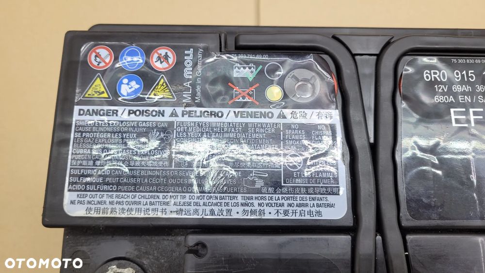 AKUMULATOR VW 69AH 680A 2018 ROK - 5