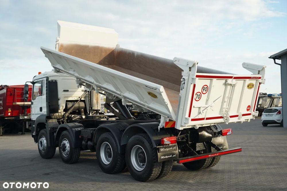 MAN TGA 35.480 / 8x6 / WYWROTKA 2 STRONNA / HYDROBURTA / MEILLER KIPPER / MANUAL / KAMERA - 5