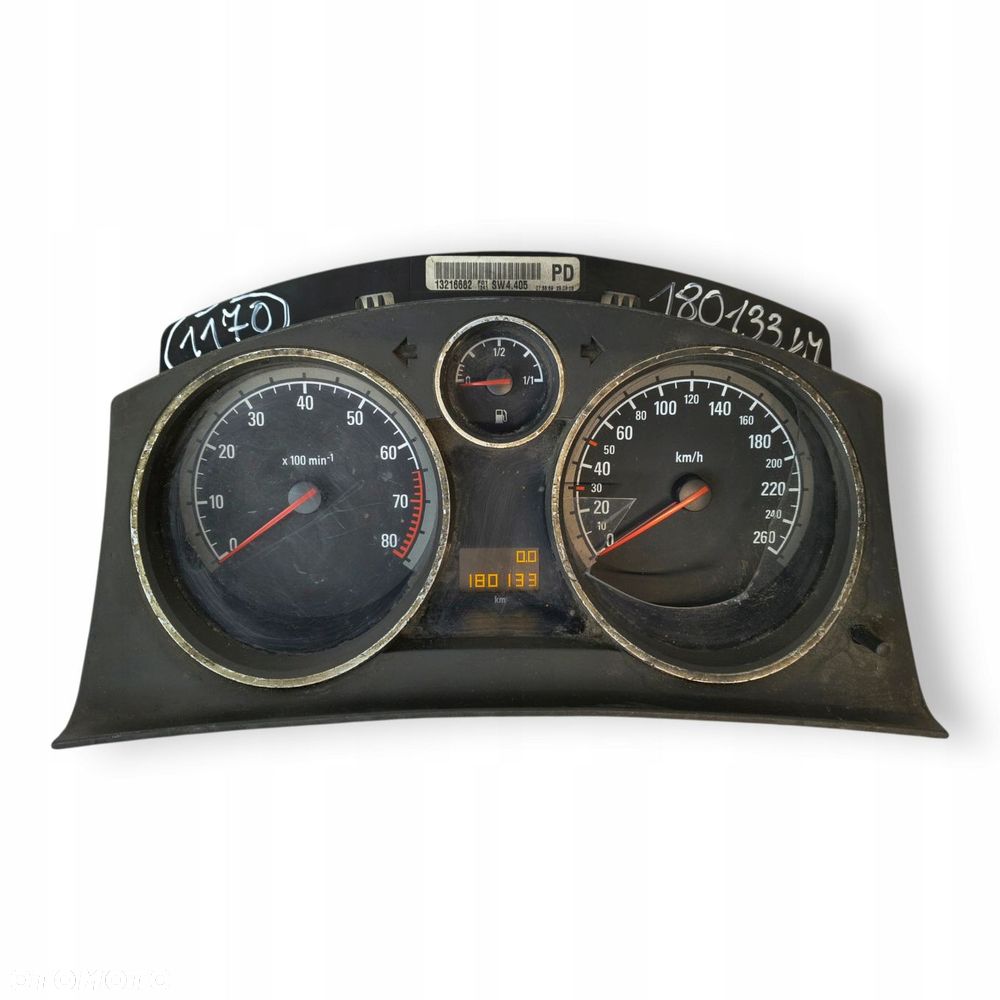LICZNIK ZEGARY 13216682 PD Opel Astra H Zafira B 1.6 1.8 B 180 133km europa - 3